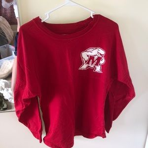 Oversized long sleeve UMD tee
